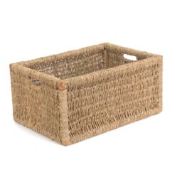 Red Hamper Seagrass Set of 3 Seagrass Storage Basket in Brown - thumbnail 5