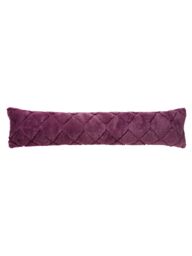 Catherine Lansfield 'Cosy Diamond' Draught Excluder in Plum - thumbnail 3