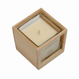 French Connection Natural Wooden Surround Range Candle Orange & Ginger 200G (1-Wick)- FCC002BRS in Light Oak - Size: Large - thumbnail 3