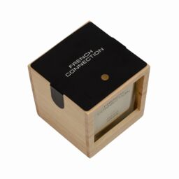 French Connection Natural Wooden Surround Range Candle Orange & Ginger 200G (1-Wick)- FCC002BRS in Light Oak - Size: Large - thumbnail 4