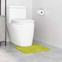 Berkfield Home Bath Mat U-Shaped Green 50x50 cm Polypropylen Non-Slip - Size: Medium - thumbnail 3