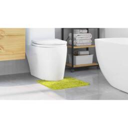 Berkfield Home Bath Mat U-Shaped Green 50x50 cm Polypropylen Non-Slip - Size: Medium - thumbnail 4