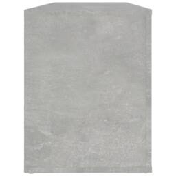 Berkfield Home Shoe Cabinet Concrete Grey 100x35x45 cm Engineered Wood - Size: 100 x 35 x 45 cm - thumbnail 6
