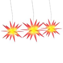Berkfield Home Christmas Lights with LEDs 3 pcs Foldable Red - thumbnail 1
