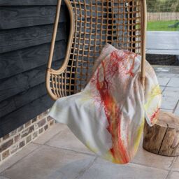 Benjamin Tate Design Fury Blanket in Natural - Size: 120 cm x 150 cm - thumbnail 4