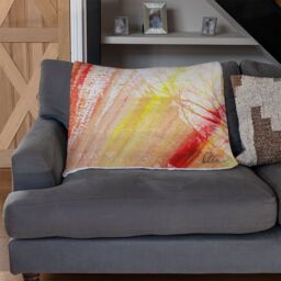 Benjamin Tate Design Fury Blanket in Natural - Size: 120 cm x 150 cm - thumbnail 2