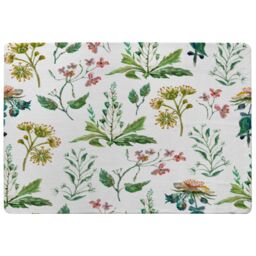 Benjamin Tate Design Watercolour Leaves & Flowers Rug in Natural - Size: Large - thumbnail 1