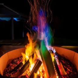 CrazyGadget Rainbow Fire Colour Changing Flames - Pack of 100 - thumbnail 2