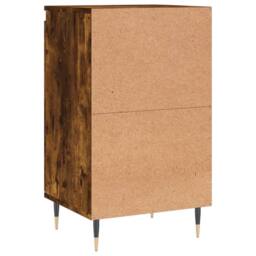 Berkfield Home Sideboard Smoked Oak 40x35x70 cm Engineered Wood in Brown - Size: 40 x 35 x 70 cm - thumbnail 8