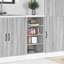 Berkfield Home Bottom Cabinet Grey Sonoma 40x44.5x81.5 cm Engineered Wood - thumbnail 3