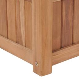 Berkfield Home Raised Bed 100x30x25 cm Solid Teak Wood in Brown - Size: 100 x 30 x 25 cm - thumbnail 6