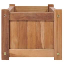 Berkfield Home Raised Bed 100x30x25 cm Solid Teak Wood in Brown - Size: 100 x 30 x 25 cm - thumbnail 4