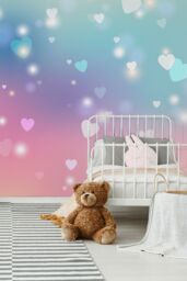 Origin Murals Sweet Hearts Wall Mural - Size: W350 cm x H280 cm - thumbnail 5