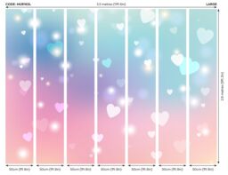 Origin Murals Sweet Hearts Wall Mural - Size: W350 cm x H280 cm - thumbnail 6