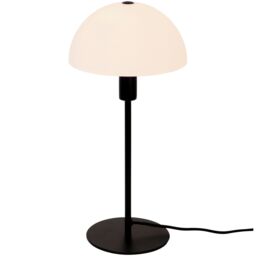 Nordlux Modern Indoor Table Lamp Black Metal E14 Dome Shade - Mains Powered, IP20 - thumbnail 2