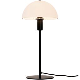 Nordlux Modern Indoor Table Lamp Black Metal E14 Dome Shade - Mains Powered, IP20 - thumbnail 3