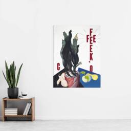 "Artery8 O Keeffe Stylised Poster Portrait Demuth Wall Art Poster Print in White - Size: W12"" x H16""" - thumbnail 4