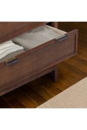 Teamson Home Hatteras Chest of Drawers 5 Drawer Bedroom Dresser in Walnut - thumbnail 2