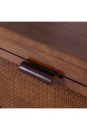 Teamson Home Hatteras Chest of Drawers 5 Drawer Bedroom Dresser in Walnut - thumbnail 8