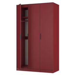 Ready Assembled 2 U Fuji 3 Door Wardrobe (Ready Assembled) in Dark Red - thumbnail 6
