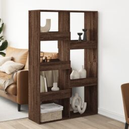 Berkfield Home Room Divider Brown Oak 100x33x155.5 cm Engineered Wood