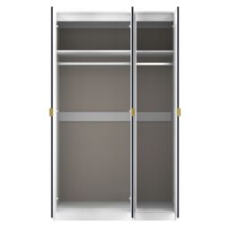 Ready Assembled 2 U Dallas 3 Door Wardrobe (Ready Assembled) in Dark Blue - thumbnail 8