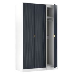 Ready Assembled 2 U Dallas 3 Door Wardrobe (Ready Assembled) in Dark Blue - thumbnail 7