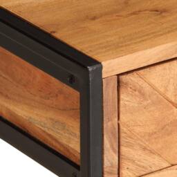Berkfield Home Table Coffee Table 110x55x40 cm Solid Wood Acacia in Brown - Size: 110 x 55 x 40 cm - thumbnail 7