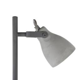 Wyld and Coco 3-Head Industrial Floor Lamp Grey Concrete 165 cm - thumbnail 9