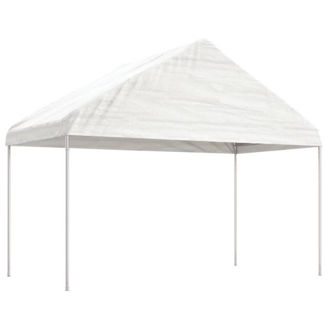 Berkfield Home Gazebo with Roof White 17.84x4.08x3.22 m Polyethylene - image 1