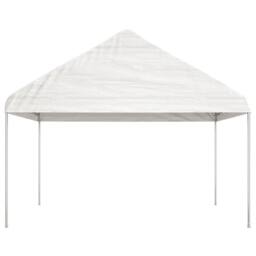 Berkfield Home Gazebo with Roof White 17.84x4.08x3.22 m Polyethylene - thumbnail 3