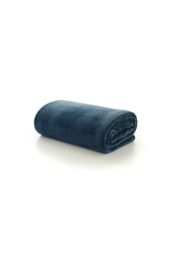 The Lyndon Company Coco Luxury Extra Large Thick Warm Supersoft Cozy Throw 140x180cm in Navy - Size: 140 cm x 180 cm - thumbnail 2