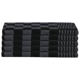 Berkfield Home Soft 20 Piece Towel Set Black & Grey Cotton - thumbnail 6