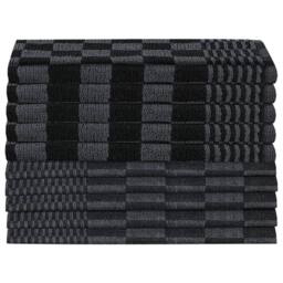 Berkfield Home Soft 20 Piece Towel Set Black & Grey Cotton - thumbnail 4