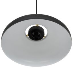 Nordlux Premium Indoor Pendant Light Black Metal E14 Glass Shade - Mains Powered, IP20 - thumbnail 4