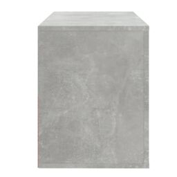 Berkfield Home Shoe Cabinet Concrete Grey 80x35x45 cm Engineered Wood - Size: 80 x 35 x 45 cm - thumbnail 6