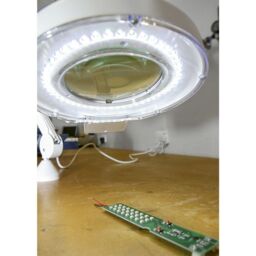 Loops LED Magnifying Glass Light & G Clamp Mount - Craft Detail Engrave Work - Table in Clear - thumbnail 3