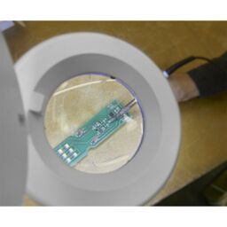 Loops LED Magnifying Glass Light & G Clamp Mount - Craft Detail Engrave Work - Table in Clear - thumbnail 4