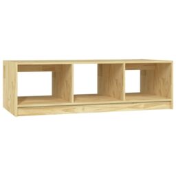 Berkfield Home Coffee Table 110x50x34 cm Solid Pinewood in Brown - Size: 110 x 50 x 34 cm - thumbnail 2
