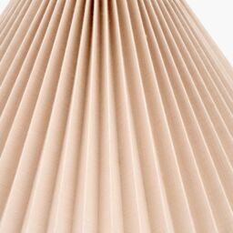 Ruma Natural Linen Hard Pleat Tapered Lampshade - Size: 16 inches - thumbnail 6