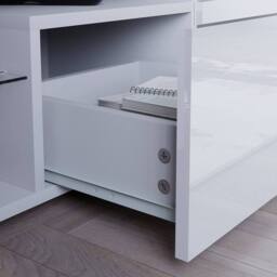 HD Designs Vida Designs Luna 2 Drawer LED TV Unit in White - thumbnail 9