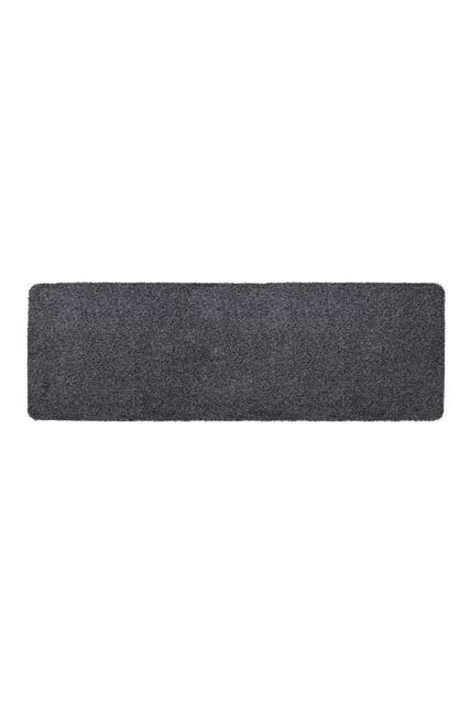 JVL Tanami Machine Washable Barrier Runner Doormat 50x150cm Charcoal - Size: 50 cm x 150 cm - image 1