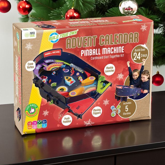 Menkind Build Your Own Pinball Machine Advent Calendar 2024 in Black - image 1