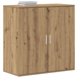 Berkfield Home Sideboard Artisan Oak 79x38x80 cm Engineered Wood in Brown - Size: 79 x 38 x 80 cm - thumbnail 3