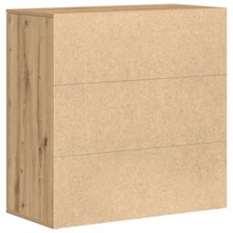 Berkfield Home Sideboard Artisan Oak 79x38x80 cm Engineered Wood in Brown - Size: 79 x 38 x 80 cm - thumbnail 7
