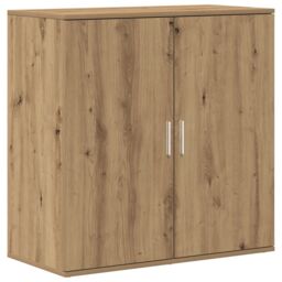 Berkfield Home Sideboard Artisan Oak 79x38x80 cm Engineered Wood in Brown - Size: 79 x 38 x 80 cm - thumbnail 2
