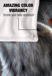 JQ Licensing Jlo Howling Wolf Silky Touch Super Soft Throw Blanket 152 X 127 cm in White - thumbnail 4