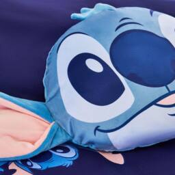 OHS Stitch Scatter Cushion Soft Fleece Novelty Pillow in Blue - thumbnail 2