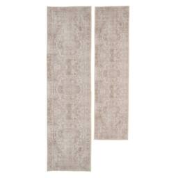 Kukoon Distressed Beige Soft Chenille Washable Living Room Area Rug - Size: 80 cm x 150 cm - thumbnail 9