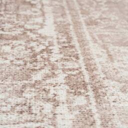 Kukoon Distressed Beige Soft Chenille Washable Living Room Area Rug - Size: 80 cm x 150 cm - thumbnail 7
